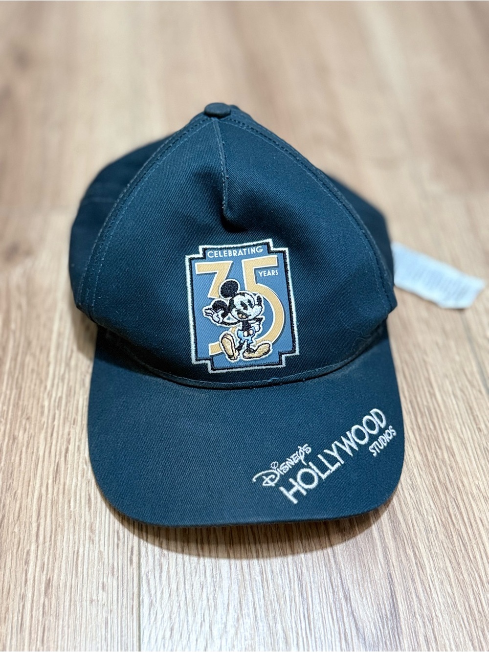 Disney Hollywood Studios 35th Anniversary Mickey Mouse Baseball Cap dark green